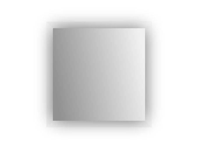 Spiegel mit Glasrand 40 x 40